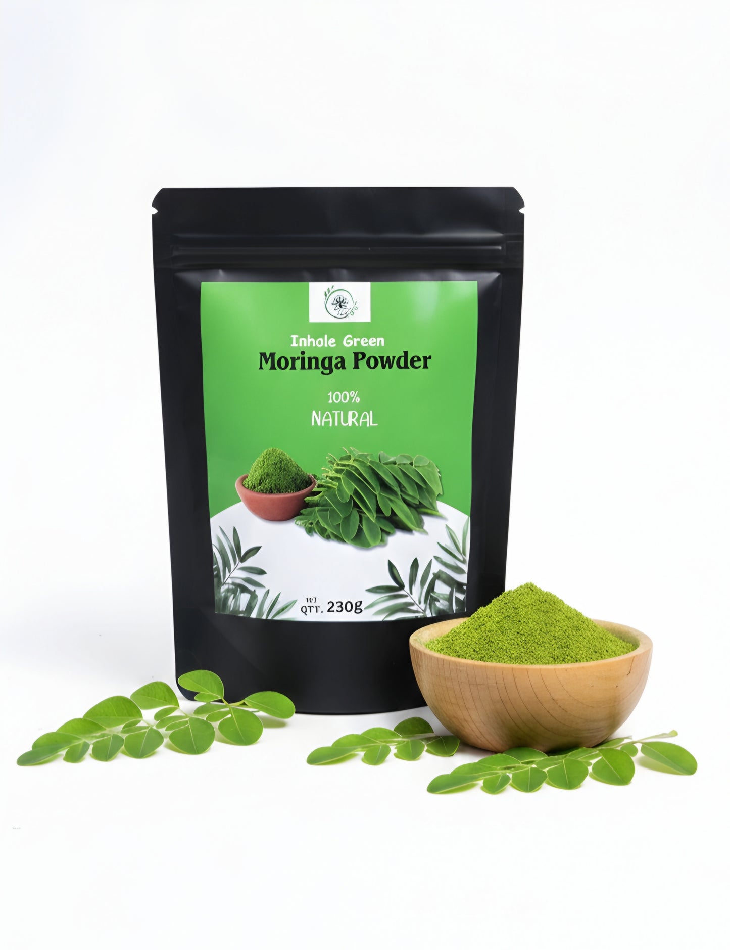 Inhale Green 100% Natural Moringa Powder (230g)